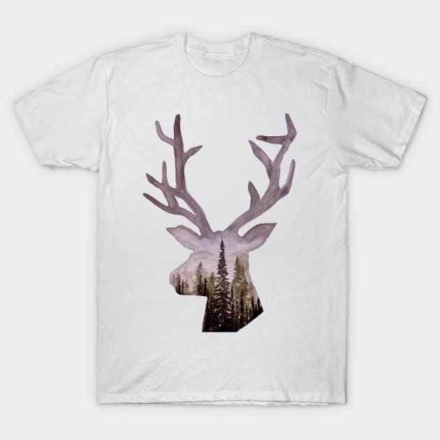 High Mountains T-Shirt by Whettpaint